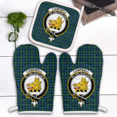 Campbell Ancient 02 Tartan Crest Oven Mitt And Pot Holder (2 Oven Mitts + 1 Pot Holder)